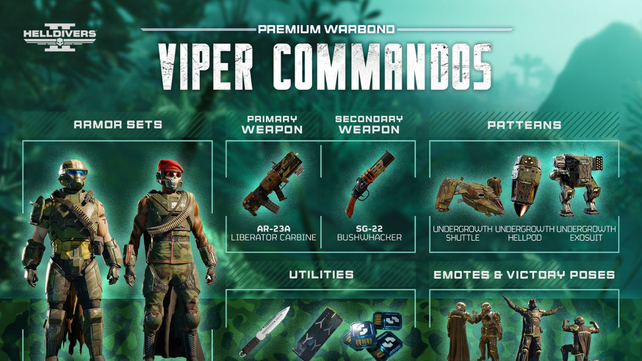 Helldivers 2 akan menerima Warbond dari Viper Commandos