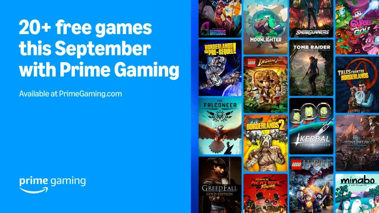 Amazon Prime Gaming sẽ cung cấp 28 trò chơi vào tháng 9