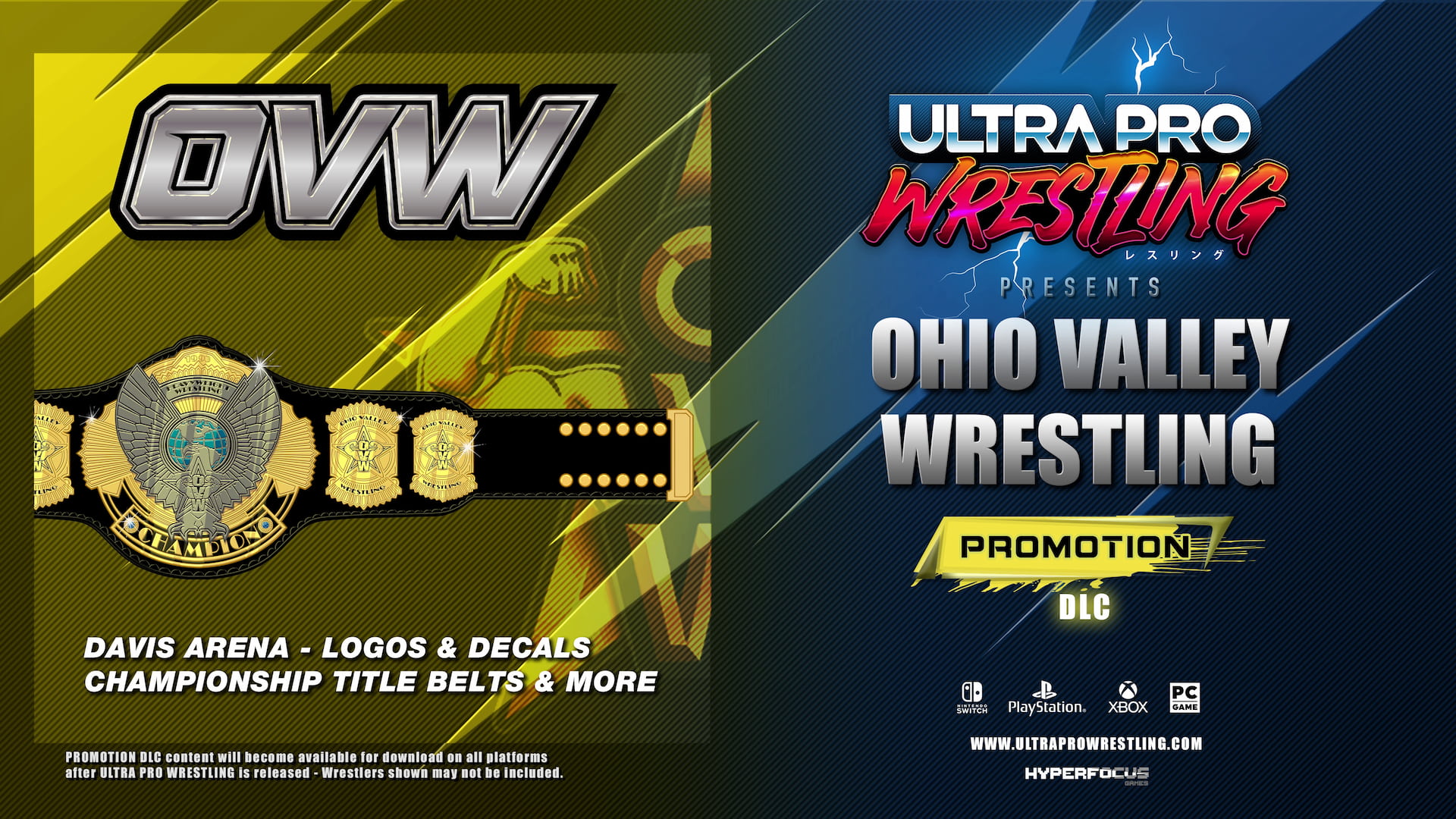 Ultra Pro Wrestling 宣布合作，將 OVW 引入比賽