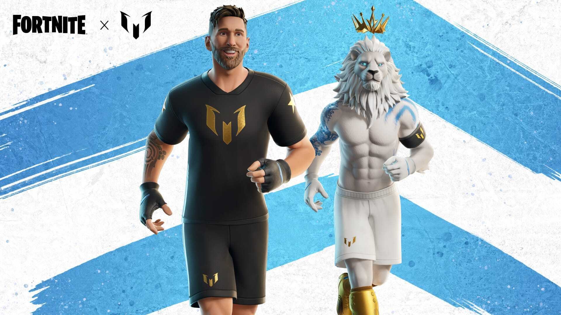 Skin Messi Fortnite Dirilis Malam Ini