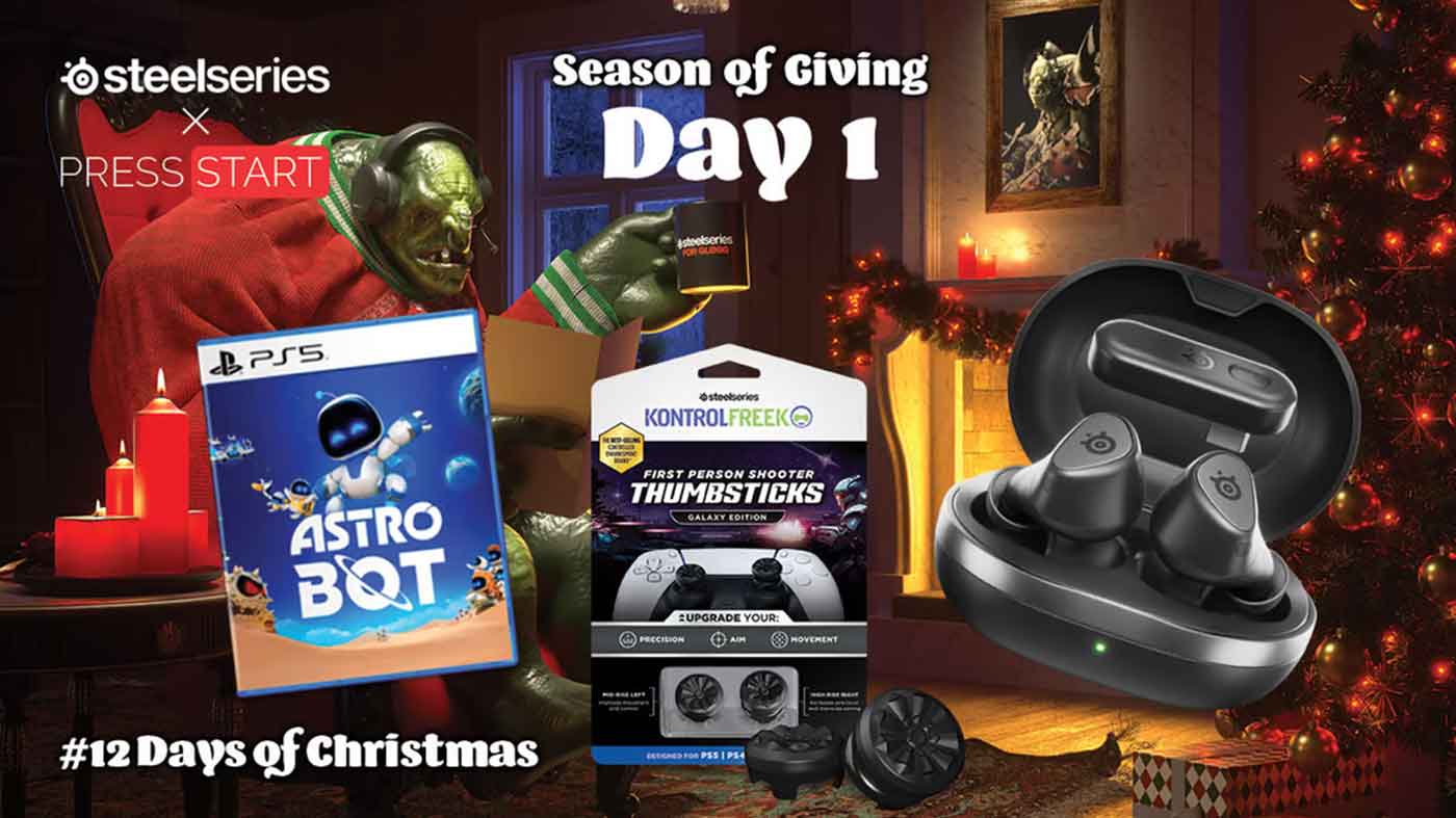 获胜：SteelSeries Arctis GameBuds、KontrolFreek Galaxy Thumbsticks 和 Astro Bot