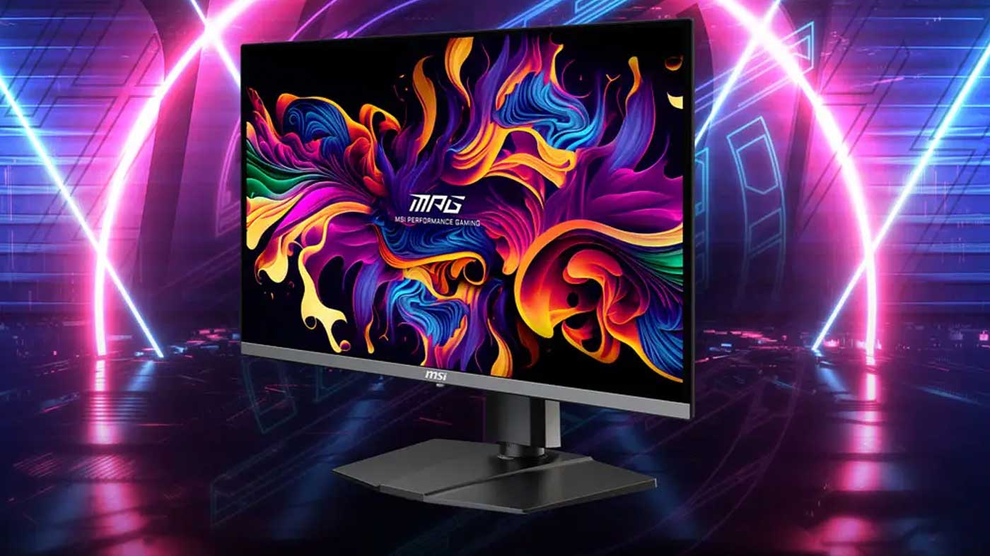 MSI 神奇的 4K/240hz QD-OLED 顯示器現已推出 27 吋版本