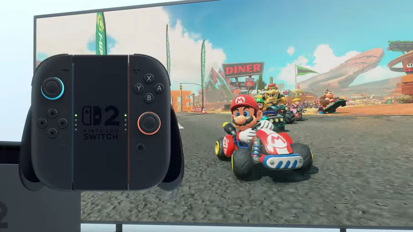 Nintendo Switch 2 預告片中透露了一款新的《瑪利歐賽車》遊戲