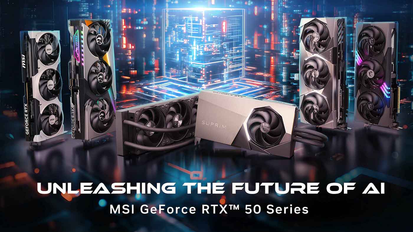 Sejumlah Monitor dan Komponen MSI Baru Telah Diungkap Termasuk GPU NVIDIA RTX 50 Series Baru yang Menarik