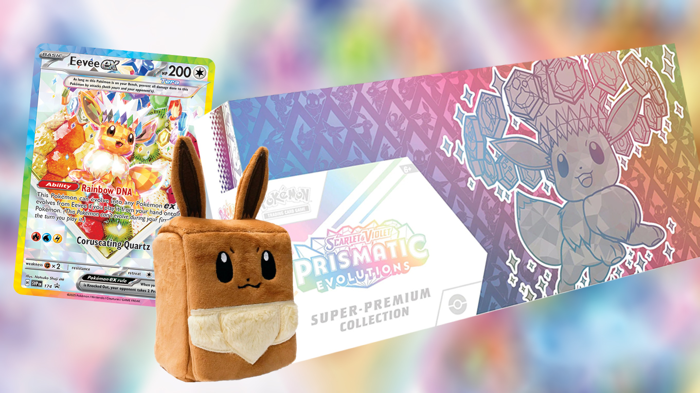 EB Games今天将拥有PokémonTCGPrismatic Evoluty Super Premium Collection，EB World Plus成员