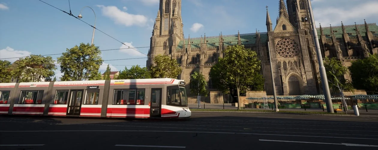 前往城市運輸模擬器的Tramau：電車