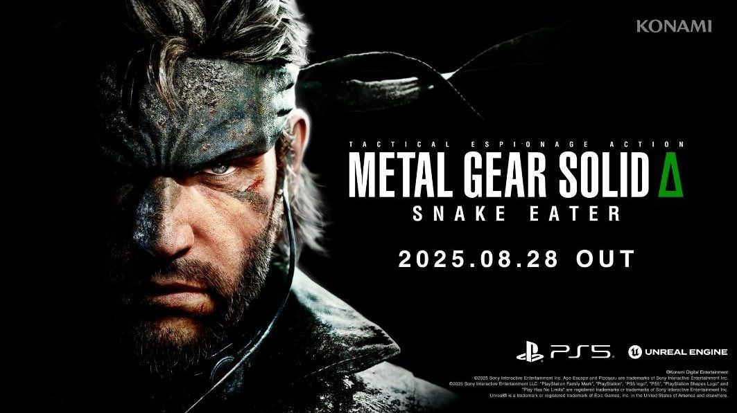 Delta Pepejal Metal Gear: Tarikh Siaran Snake Eater Bocor