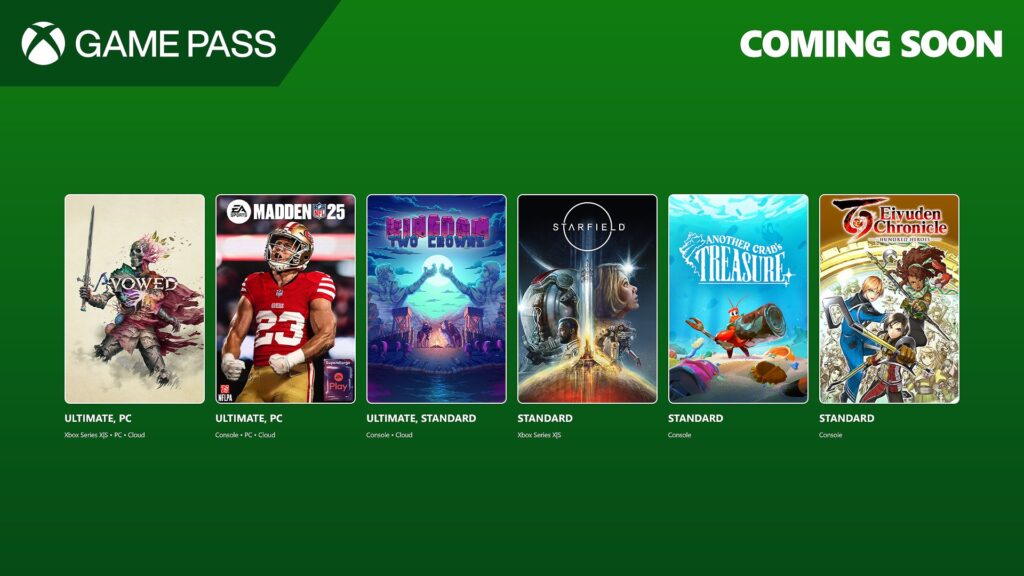 Xbox Game Pass menambah Avowed, Far Cry New Dawn, dan banyak lagi