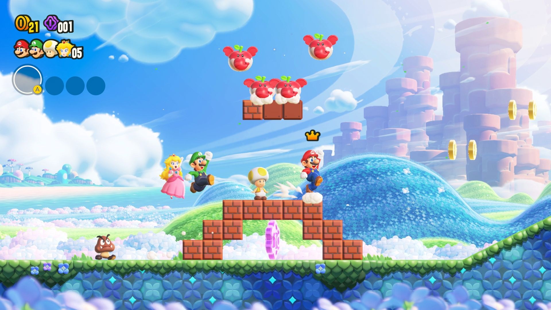 Cách bắt đầu hoặc tham gia phiên nhiều người chơi của Mario Bros. Wonder