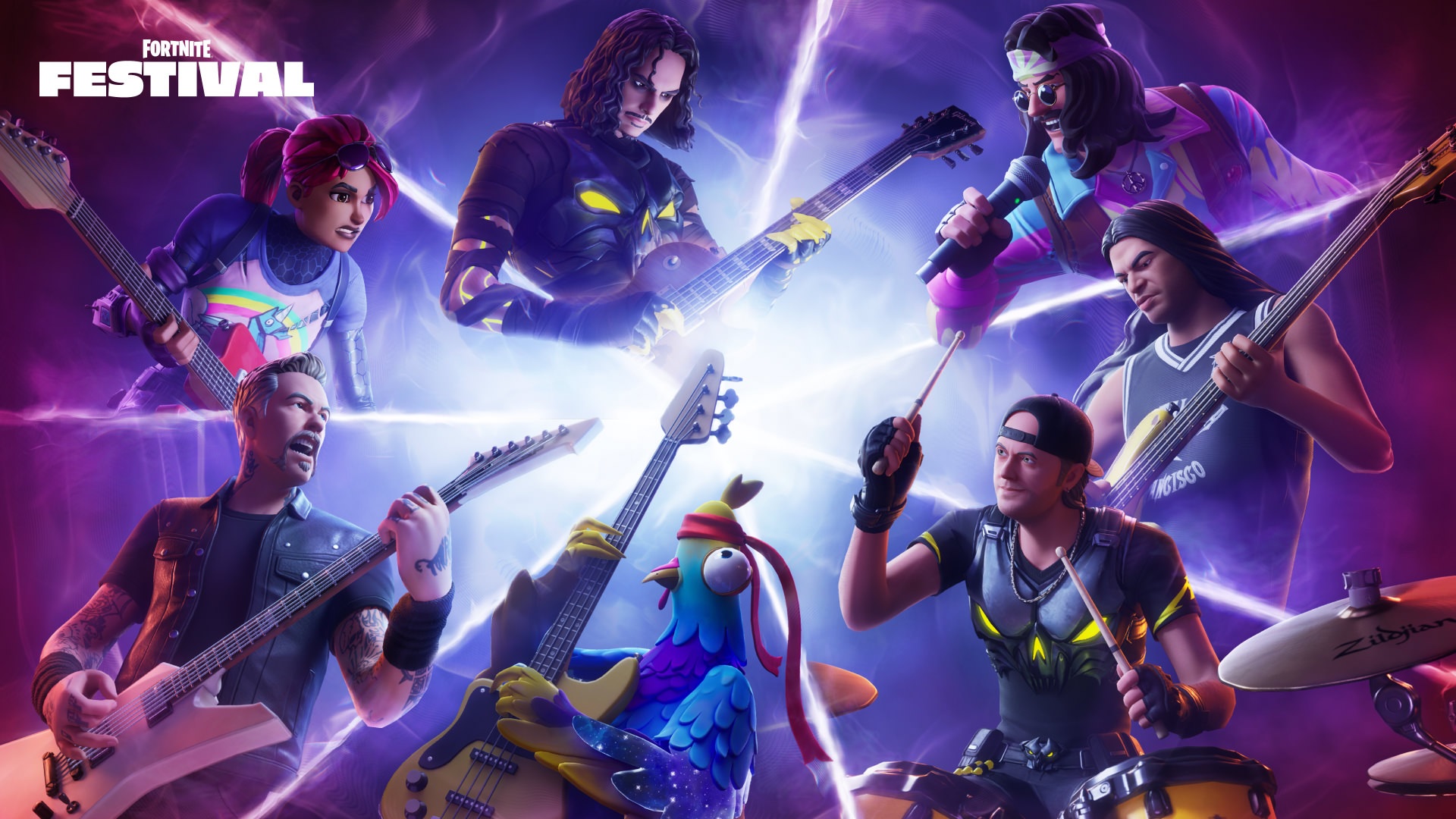 您可以在 Fortnite Festival 第 4 季中看到 Metallica 的身影